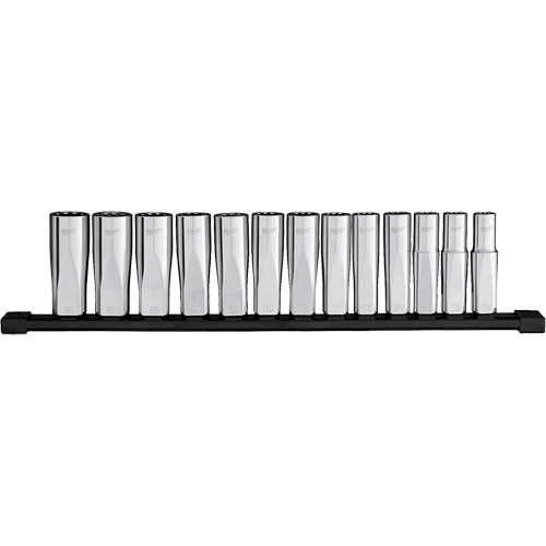 Jeu de douilles &agrave; puits profondes m&eacute;triques &agrave; 12 pans, 13 Mcx, Prise de 1/2", Profond Advanced Consulting and Training Ltd.