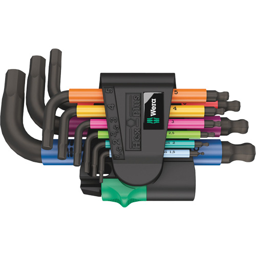 950/9 Hex-Plus Multicolour 2 L-Key Set, 9 Pcs., Metric Advanced Consulting and Training Ltd.