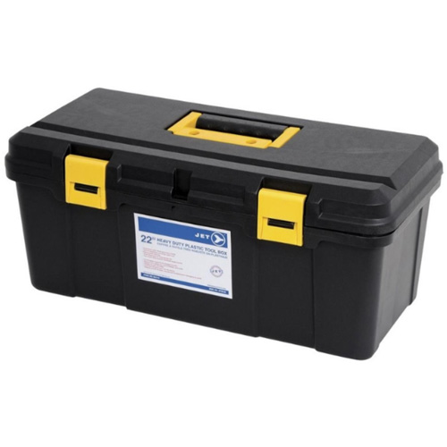 Coffre &agrave; outils portatif en plastique JPTB-22, 22" la x 10-1/4" p x 9-1/2" h, Noir Advanced Consulting and Training Ltd.