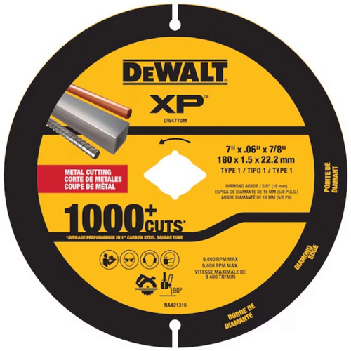 Lame diamant&eacute;e XP pour m&eacute;tal pour meuleuses angulaires et scies circulaires Advanced Consulting and Training Ltd.