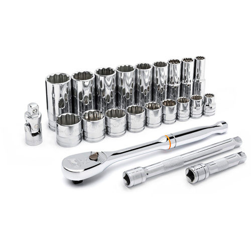 Jeu d'outils pour m&eacute;caniciens &agrave; 12 points SAE, 22 Mcx, Prise de 3/8", Profond Advanced Consulting and Training Ltd.