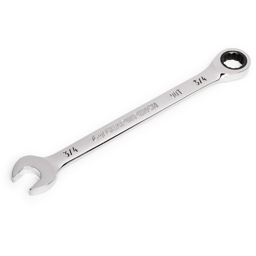 90-Tooth Ratcheting Combination Wrench, 12 Point, 3/4", Chrome Finish Advanced Consulting and Training Ltd.