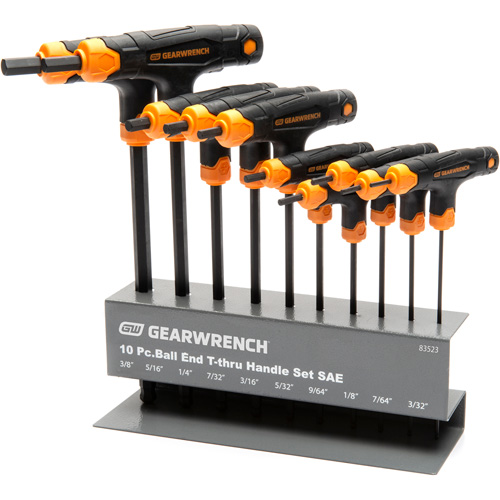 SAE Ball End T-Handle Hex Key Set, 10 Pcs., Imperial Advanced Consulting and Training Ltd.