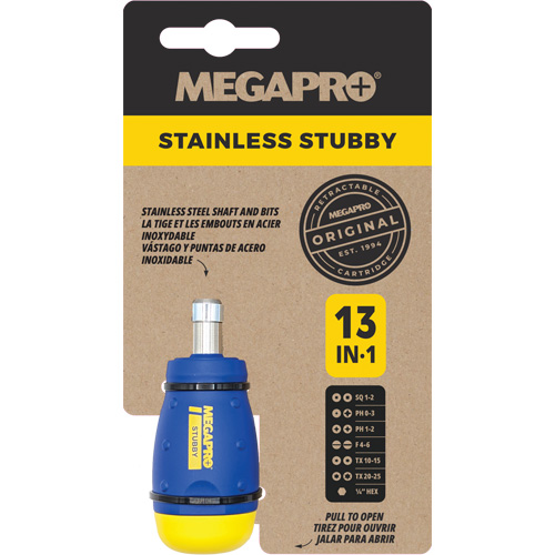 13-in-1 Stubby Screwdriver, 4-1/2" L, Plastic Handle Advanced Consulting and Training Ltd.
