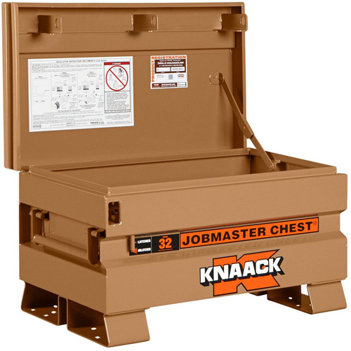 Coffre de chantier mod&egrave;le 32 avec cadenas, 32" x 19" x 19", Acier, Havane Advanced Consulting and Training Ltd.