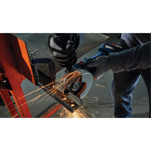 Rectifieuse angulaire sans balais avec interrupteur coulissant, Roue de 4-1/2", 18 V Advanced Consulting and Training Ltd.