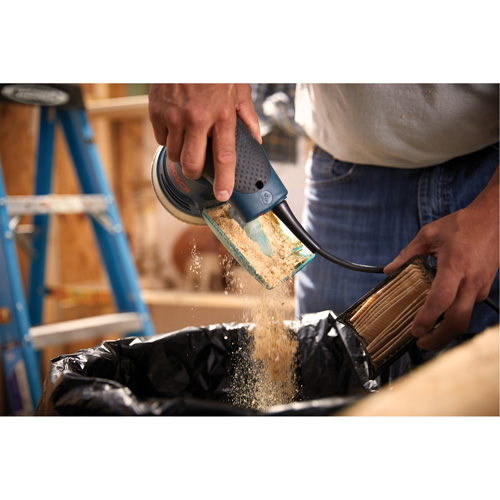 Palm Random Orbit Sander/Polisher, 5" Sand Paper, 2.5 A, 120 V Advanced Consulting and Training Ltd.