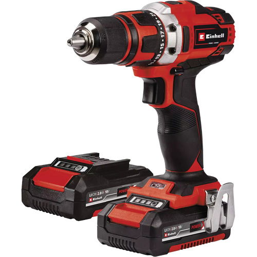 Cordless Drill/Driver Kit, Lithium-Ion, 18 V, 1/2" Chuck, 354 in-lbs Torque Advanced Consulting and Training Ltd.