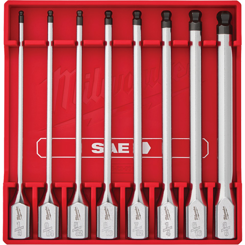 Long SAE Bit Socket Set, Hex Ball, 3/8" Drive, 8 Pcs Advanced Consulting and Training Ltd.
