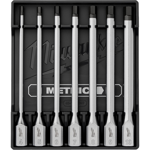 Long Metric Bit Socket Set, Hex, 3/8" Drive, 7 Pcs Advanced Consulting and Training Ltd.