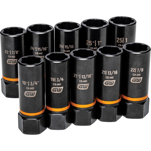 Jeu de douilles d'extraction Bolt Biter, 10 Mcx, Chocs, Prise de 1/2", Profond Advanced Consulting and Training Ltd.