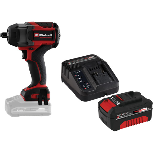 Cl&eacute; &agrave; chocs professionnelle sans fil avec batterie 4 Ah PXC et ensemble de d&eacute;part de chargeur, 18 V, Mandrin 1/2" Advanced Consulting and Training Ltd.
