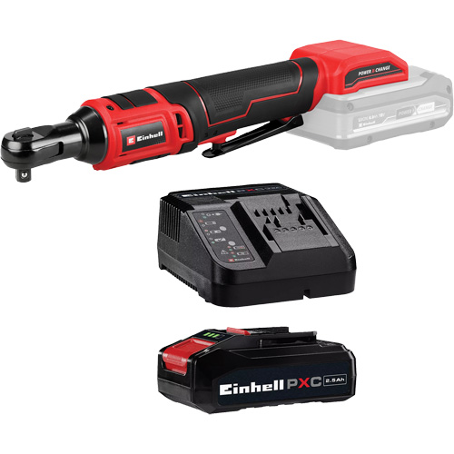 Cl&eacute; &agrave; cliquet sans fil avec batterie 2,5 Ah PXC et ensemble chargeur de d&eacute;part, 18 V, Prise de 3/8" Advanced Consulting and Training Ltd.