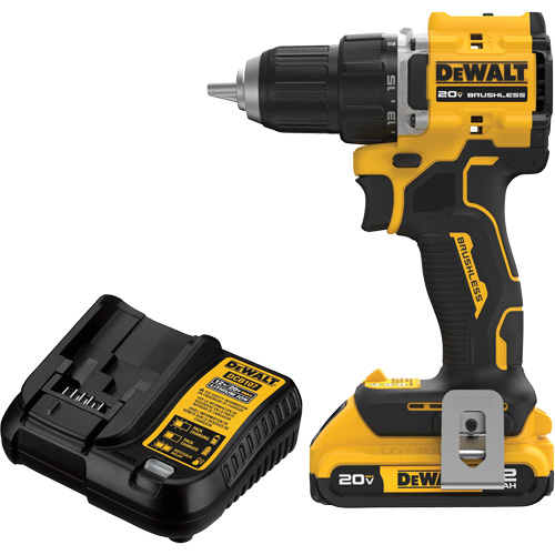 Ensemble visseuse-perceuse sans fil et sans balai ATOMIC COMPACT SERIES, Lithium-ion, 20 V, Mandrin 1/2" Advanced Consulting and Training Ltd.