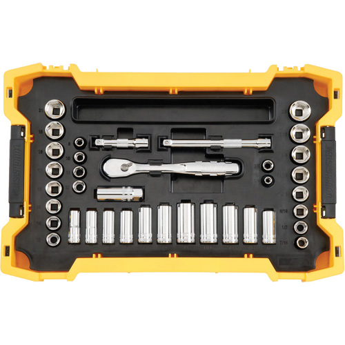 Jeu d'outils 3/8" & 1/2" pour m&eacute;canicien avec plateau & couvercle TOUGHSYSTEM 2.0 Advanced Consulting and Training Ltd.