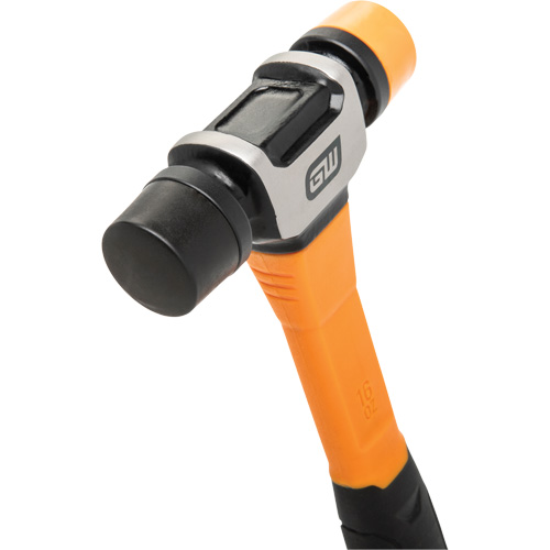 Soft Face Hammer, 16 oz. Head Weight, Plain Face, Solid Steel Handle, 12-1/4" L Advanced Consulting and Training Ltd.