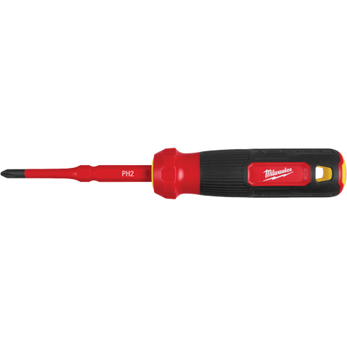 2-in-1 1000V Insulated Flip Shank Multi-Bit Screwdriver, 8-4/5" L, Cushion Grip Handle Advanced Consulting and Training Ltd.