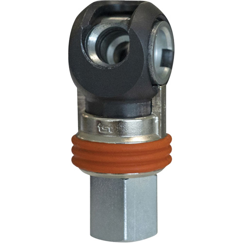 TOPQUIK SC Industrial Swing Quick Coupler, Nickel-Plated Steel, 3/8", Female NPT, 360 PSI Advanced Consulting and Training Ltd.
