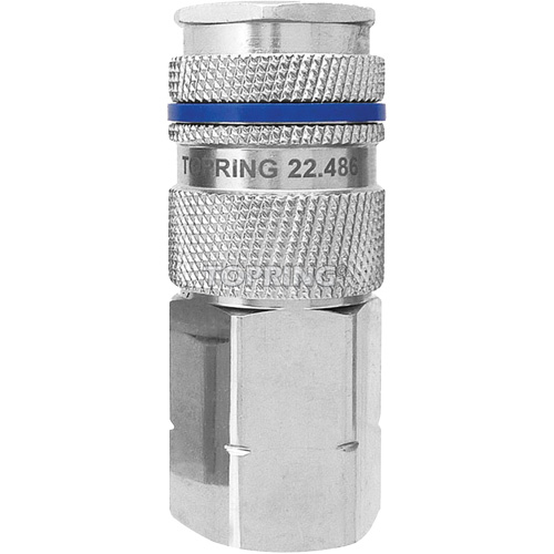 Raccord industriel rapide QUIKSILVER, Laiton nickel&eacute;, 1/2", NPT femelle, 500 psi Advanced Consulting and Training Ltd.