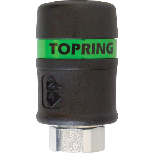 Raccord rapide TOPQUIK Ultraflo 7,8 mm, Composite en polyester, 3/8", NPT femelle, 174 PSI Advanced Consulting and Training Ltd.