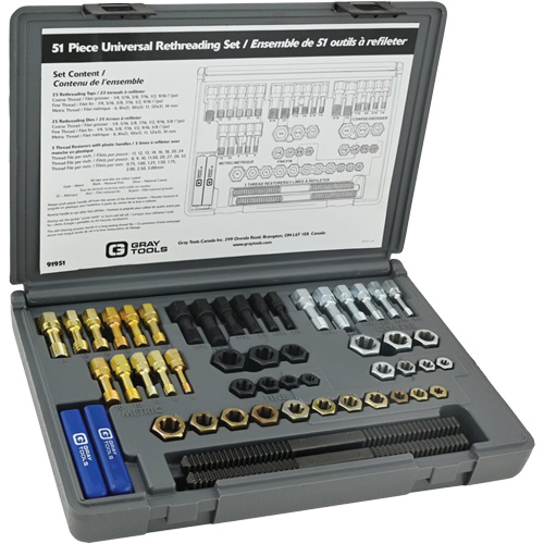 Universal Rethreading Set, 51 Pieces Advanced Consulting and Training Ltd.