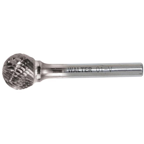 Double Cut Ball Shaped Burr, SD-5, 1/2" Dia., 1/4" Shank, 7/16" Depth of Cut Advanced Consulting and Training Ltd.