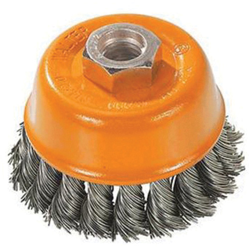 Brosse &agrave; fils nou&eacute;s torsad&eacute;s, 3" dia. x M10x1,25 arbre Advanced Consulting and Training Ltd.
