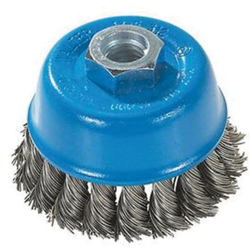 Brosse &agrave; fils nou&eacute;s torsad&eacute;s, 3" dia. x M10x1,25 arbre Advanced Consulting and Training Ltd.