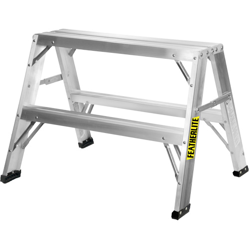 Industrial-Duty Sawhorse, 2' H x 31.9375" W x 23.50" D, 300 lbs. Capacity, Aluminum Advanced Consulting and Training Ltd.