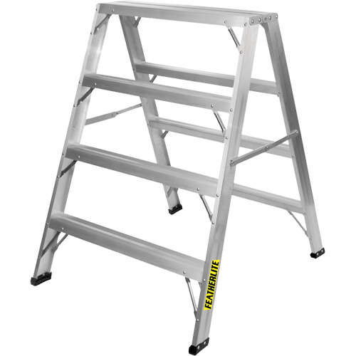 Industrial-Duty Sawhorse, 4' H x 34.6875" W x 39.50" D, 300 lbs. Capacity, Aluminum Advanced Consulting and Training Ltd.