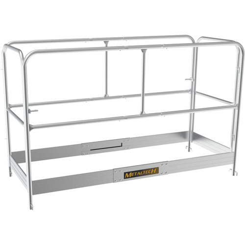 Mobile Work Scaffolding - Maxi Square Aluminum Scaffolding Accessories, Guard Rail, 30" W x 41-1/2" H Advanced Consulting and Training Ltd.