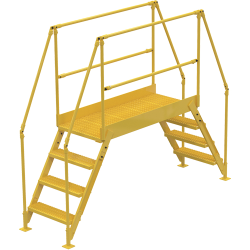 Crossover Ladder, 91 " Overall Span, 40" H x 48" D, 24" Step Width Advanced Consulting and Training Ltd.