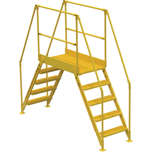 Crossover Ladder, 103-1/2" Overall Span, 50" H x 48" D, 24" Step Width Advanced Consulting and Training Ltd.
