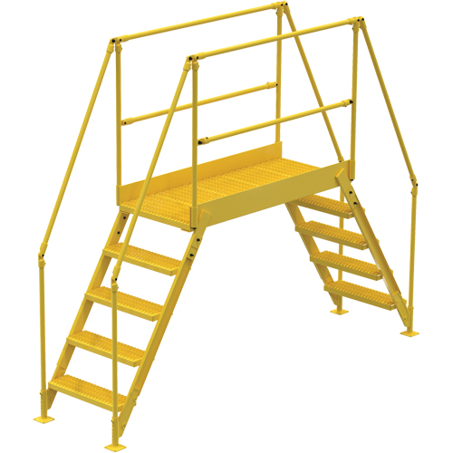 Crossover Ladder, 115-1/2" Overall Span, 50" H x 60" D, 24" Step Width Advanced Consulting and Training Ltd.