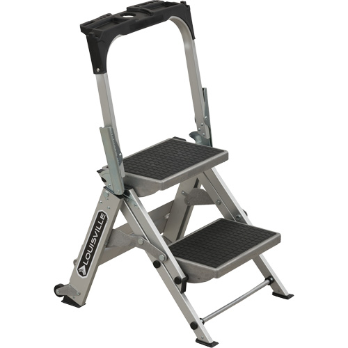 &eacute;chelle escabeau avec roues pivotantes, 2 marches, 23" x 21" x Hauteur 34,50" Advanced Consulting and Training Ltd.