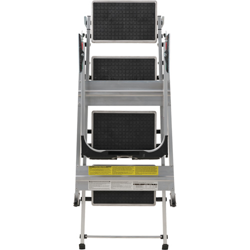 Tilt & Roll Step Stool Ladder, 4 Steps, 44.25" x 22.13" x 59" High Advanced Consulting and Training Ltd.
