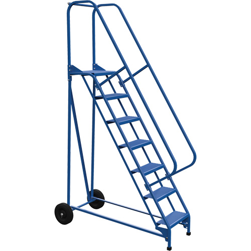 &eacute;chelle escamotable et portative Roll-A-Fold, 7 marches, Perfor&eacute;, Hauteur 70" Advanced Consulting and Training Ltd.