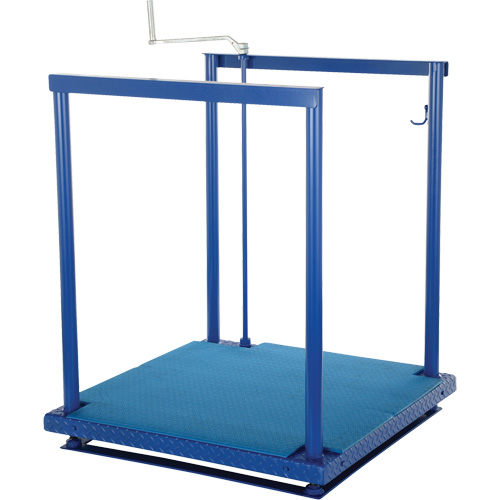 Plateforme de travail Posi-Crank ergonomique avec tapis anti-fatigue, 36" la x 72" pr, Capacit&eacute; de 500 lb, Enti&egrave;rement soud&eacute; Advanced Consulting and Training Ltd.