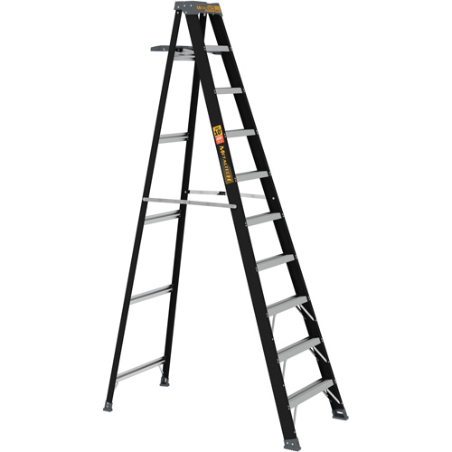 Step Ladder with Paint Tray, 10', Fibreglass, 250 lbs. Capacity, Type 1 Advanced Consulting and Training Ltd.