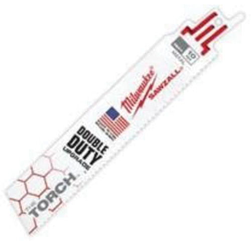 Lame The Torch Sawzall, Bim&eacute;tal, 10 Dents par pouce, 6" lo x 1" la Advanced Consulting and Training Ltd.