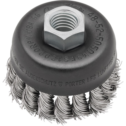 Brosse-boisseau &agrave; fils nou&eacute;s en acier au carbone Advanced Consulting and Training Ltd.
