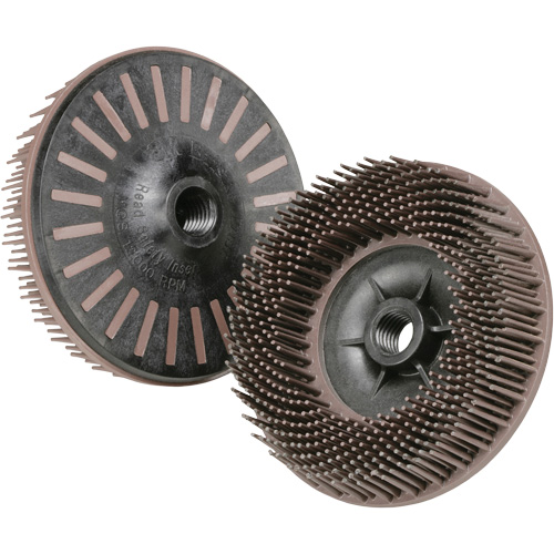 Disques radiaux bristle pour meuleuses angulaires Scotch-Brite, C&eacute;ramique, Grain 36, 4-1/2" dia. Advanced Consulting and Training Ltd.
