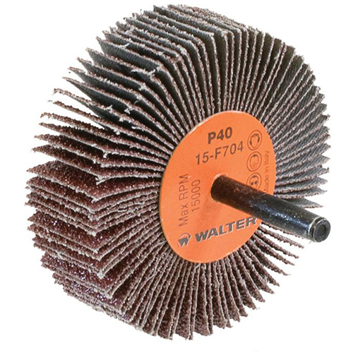 Roue &agrave; lamelles COOLCUT, Oxyde d'aluminium, Grain 40, 3" x 1" x 1/4" Advanced Consulting and Training Ltd.