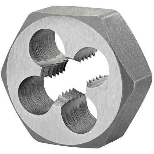 Fili&egrave;re de refiletage hexagonale pour boulon, dia. 0,71", Filet de M6x1, Acier rapide Advanced Consulting and Training Ltd.