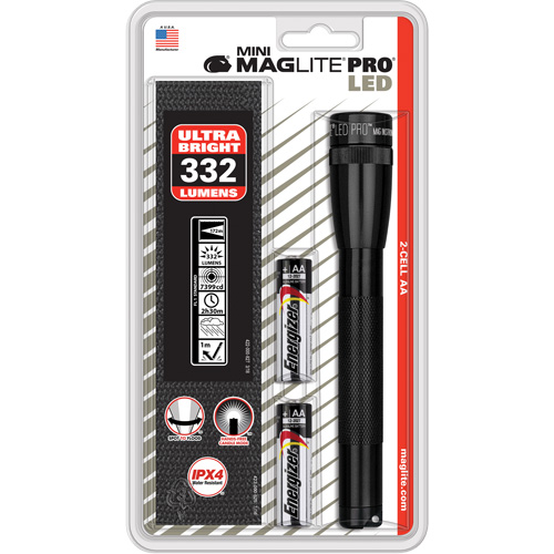 Lampes de poche Mini Pro, DEL, 332 lumens, Piles AA Advanced Consulting and Training Ltd.
