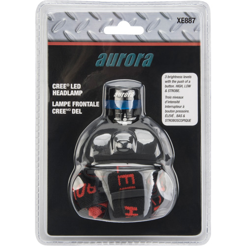 Lampe frontale Cree, DEL, 120 lumens, 6 hres de fonctionnement, piles AAA Advanced Consulting and Training Ltd.