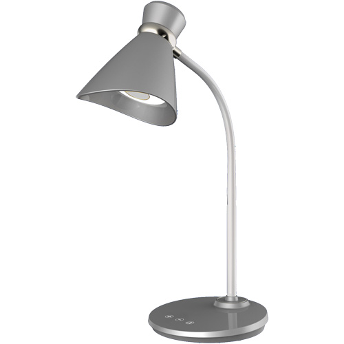 Desk Lamp, 6 W, LED, 16" Neck, Silver Advanced Consulting and Training Ltd.