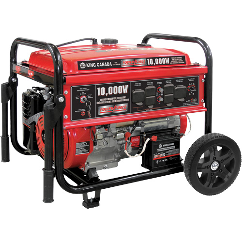 G&eacute;n&eacute;ratrice &agrave; essence &agrave; d&eacute;marreur &eacute;lectrique, 10000 W de surtension, 7500 W nominale, 120 V/240 V, R&eacute;servoir de 25 L Advanced Consulting and Training Ltd.