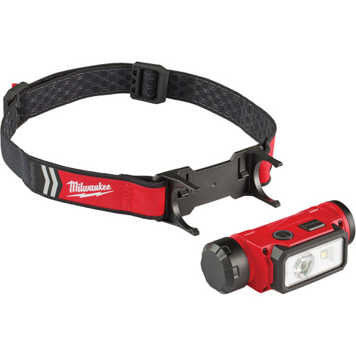 Lampe frontale pour casque de s&eacute;curit&eacute; USB REDLITHIUM, DEL, 600 lumens, 5 hres de fonctionnement, piles Rechargeable Advanced Consulting and Training Ltd.
