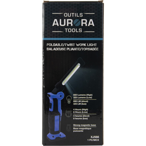 Foldable/Twist Work Light, Magnetic, Rechargeable, 350 Lumens Advanced Consulting and Training Ltd.